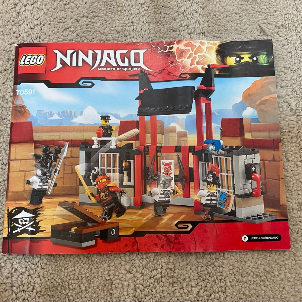 Lego 70591 Ninjago Kryptarium Prison Breakout Instruction Manual Only- NO BRICKS